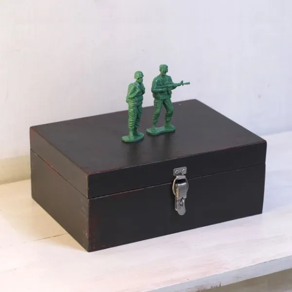 [천삼백케이] [아트한생각] 빈티지우든트레저[낡고오래된보물함]VintageWoodenTreasure, France Epicerie 1800