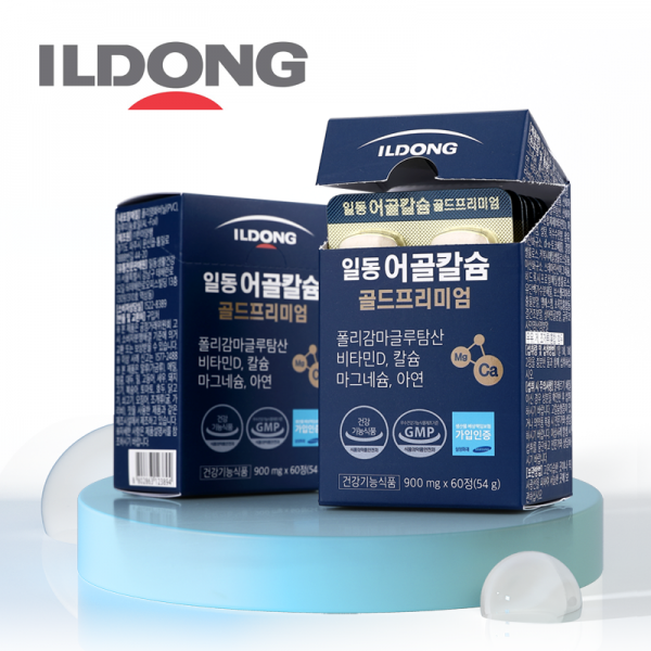 [일동생활건강] 일동 어골칼슘 골드프리미엄 뼈건강 관절영양제, 900mg x 360정 (6개월분)