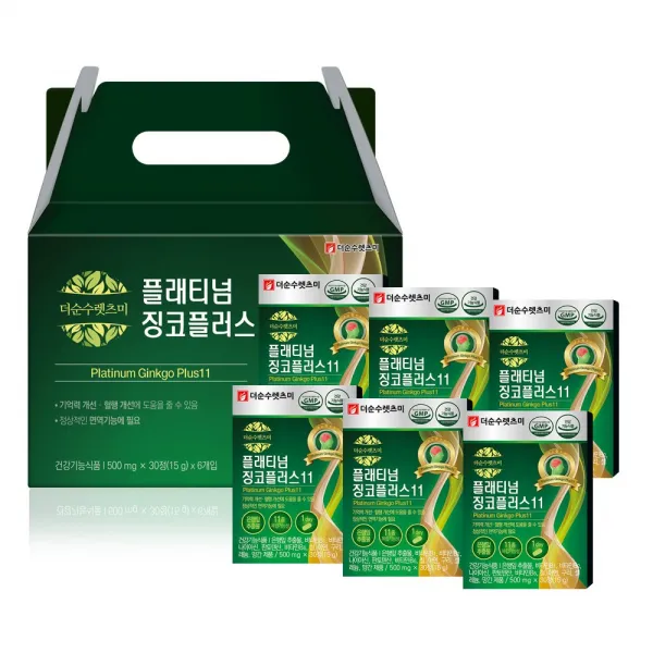더순수렛츠미 플래티넘 징코플러스, 6박스