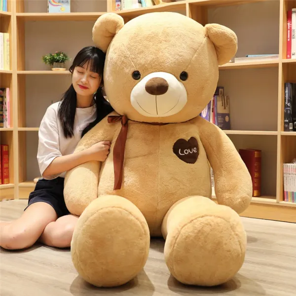 큰곰인형 빅테디베어 초대형 곰인형, 라이트브라운, 120cm