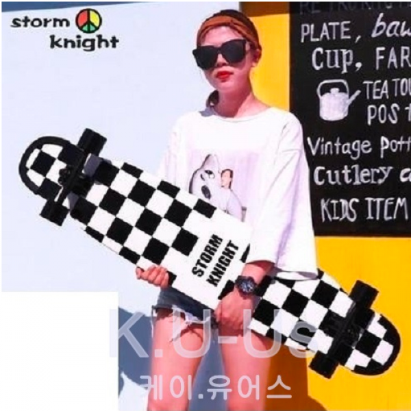 3만원상당 LED 바퀴 100% 증정 케이유어스 슈프림 KC 안전인증 완료 supreme 입문용 댄싱 롱보드 13종 남녀공용 46인치, 체크롱보드