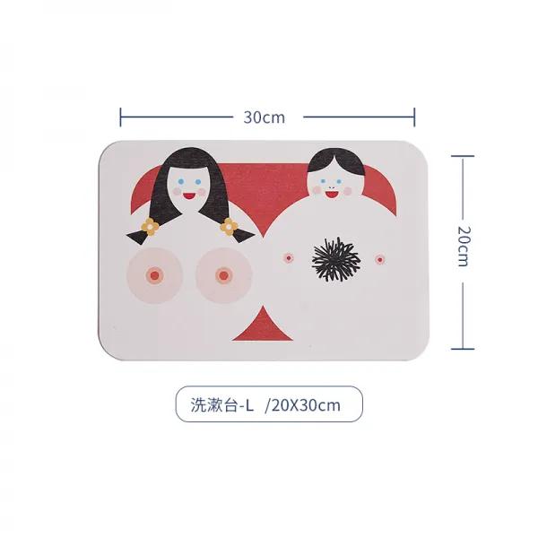 규조토발매트 (규조토 매트)셀럽 취미 아이디어 규조류 매트 물세탁 물흡수 문입구 신발깔창, C02-악취미 부부-빅세척 쿠션