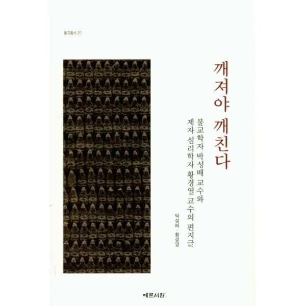 깨져야 깨친다:불교학자 박성배 교수와 제자 심리학자 황경열 교수의 편지글, 예문서원