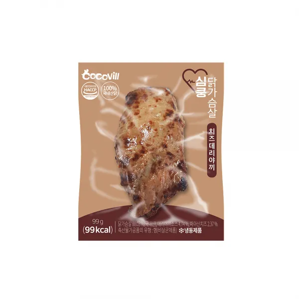 꼬꼬빌 심쿵닭 치즈데리야끼 닭가슴살 99g 10팩 심쿵닭 치즈데리야끼 99g 10팩
