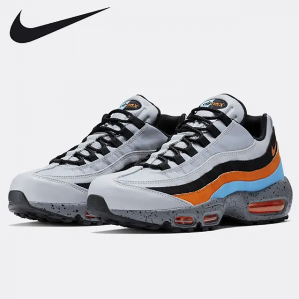NIKE 정품나이키 나이키 에어맥스 95 프리미엄 울프 그레이 세이프티 오렌지