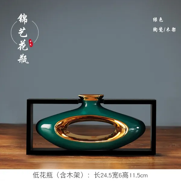 Mar.22 62번 가정 서재의 박고대 소공예품 장식품 경쾌하고 독창적인 현대적 미니멀한 텔레비전 술장 장식품 장식품 장식품z 검푸른 금 예 관대 한 꽃 을 포함 하지 않 음 