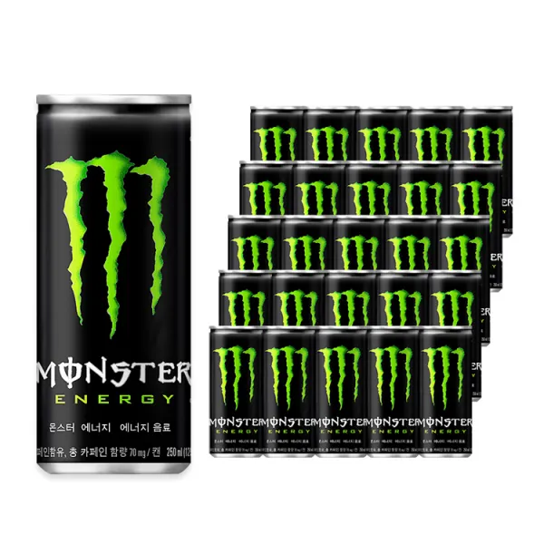 몬스터 [본사직영] 몬스터에너지 GREEN 250ml 캔 30입, 30개