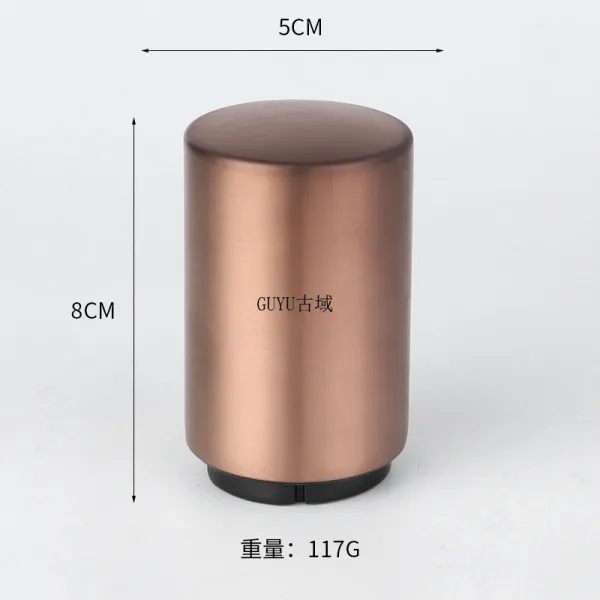 디어 스테인리스 스틸 자동개병기 맥주 시작 병 술집 가정용 누름식 개폐 신기, I77로즈골드 맥주 병따개 자동 V1