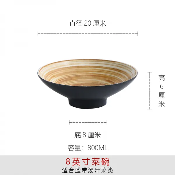 해외 일식 막도기 일인식기 개성식기 세트 도자기 빈티지 샐러드볼 경덕진 72533 단일옵션 옵션06