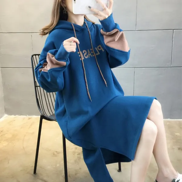 맵시닷컴 여성 후드원피스 PJ389