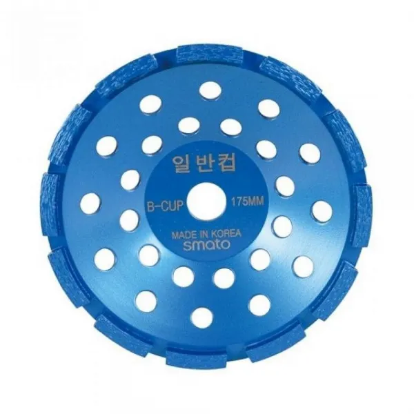 리암 스마토 반컵 일반컵 7in 7T 석재 표면가공 석판재 그라인더날 부품