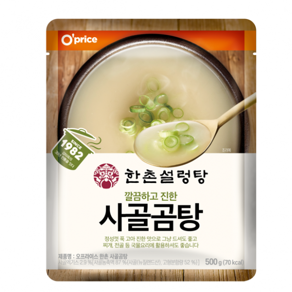 오프라이스 한촌설렁탕 사골곰탕, 10개, 500g