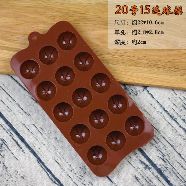 실리콘 파워 몰드 숫자 레터링 크리스마스 발렌타인 사랑 캐릭터 동물 과 빙글빙글 거푸집 20볼