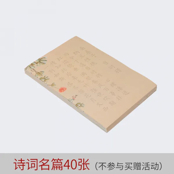 불경 초본 해서 체 붓 글씨 첩 불경 초본 금 강 경서 경 서 도 덕 경 모사본 홍 선지 연습 용 지 연필서 예 해서 해서 사 명편 40 장 (증정 행사) [레이아웃 + 500 g 서 예 먹물 1 병 + 울 프 작은 해서 체 붓 + 1