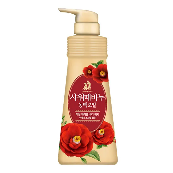 무궁화 동백오일 샤워 때비누 바디워시, 500g, 1개