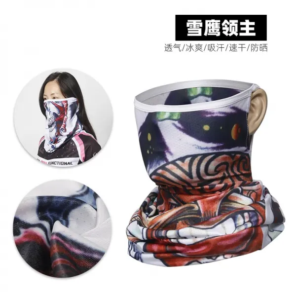 Jun.24 98번 개성 아이스 선스 자외선차단 스파이더맨 마스크 귀마술 두건 반쪽 낚시 목 보호대Z, 설 매 영주 님 께 서 보 내주 신 건 데 요.