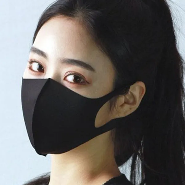 국내산 효성원단 천 마스크 5매+마스크스트랩 패션