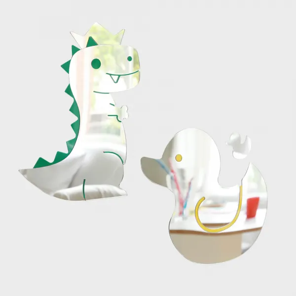 [EEEEK] 안전을 생각하는 첫 걸음 이크 아크릴 안전 거울, 1개, 오리