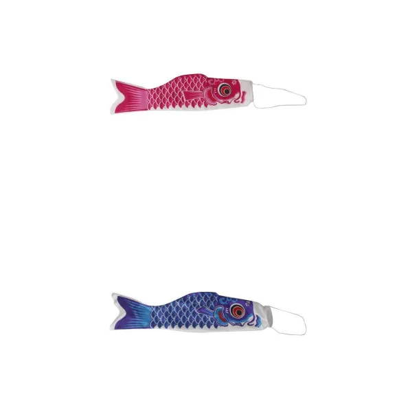 Royalways잉어 깃발 잉어 노 보리 돛새치 55cm 블루 \u0026 핑크 2 개 세트