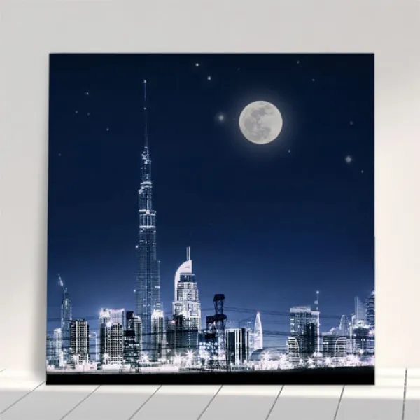 데코밍샵아크릴액자_마천루의야경_아크릴액자 1.마천루의야경_달