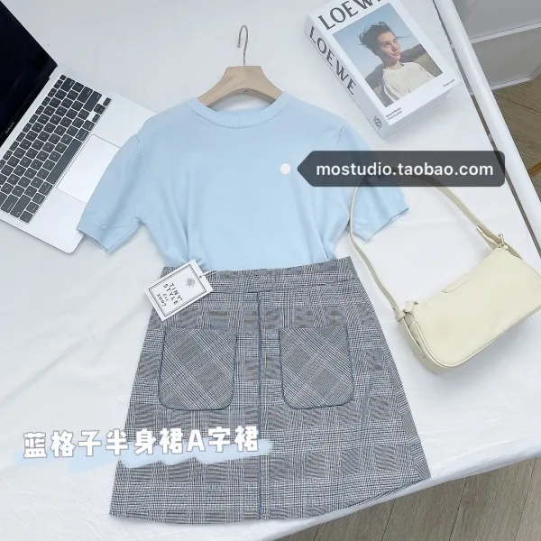 Tina 블루 A라인 슬림핏 그립감 괜찮다