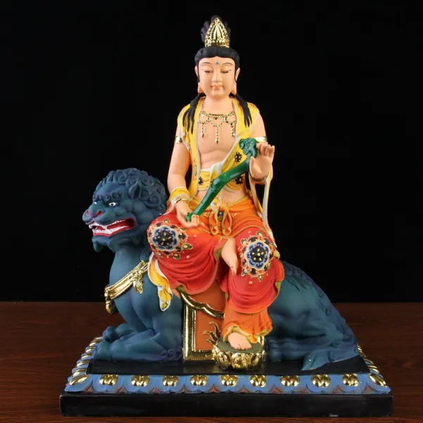 문수보현보살불상, 12인치 높이29cm A