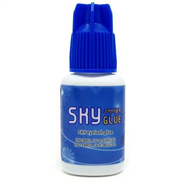 초강력 SKY D + 속눈썹 연장 접착제 5ml - 오래 지속되는 영구적 인 개별