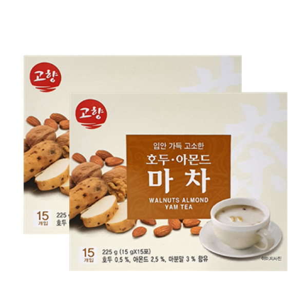 호호몰 고향 호두아몬드 마차15개입, 2통