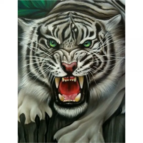 더라이트 3d 보석십자수 백호 사각비즈 Diy키트 Mz20070955 구슬/비즈 Diy 키트 1개 30*40cm