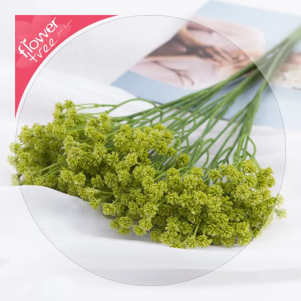 감성인테리어 예쁜 조화 모음 180종 / 플트 조화꽃 B B53.파스텔안개가지 40cm 그린