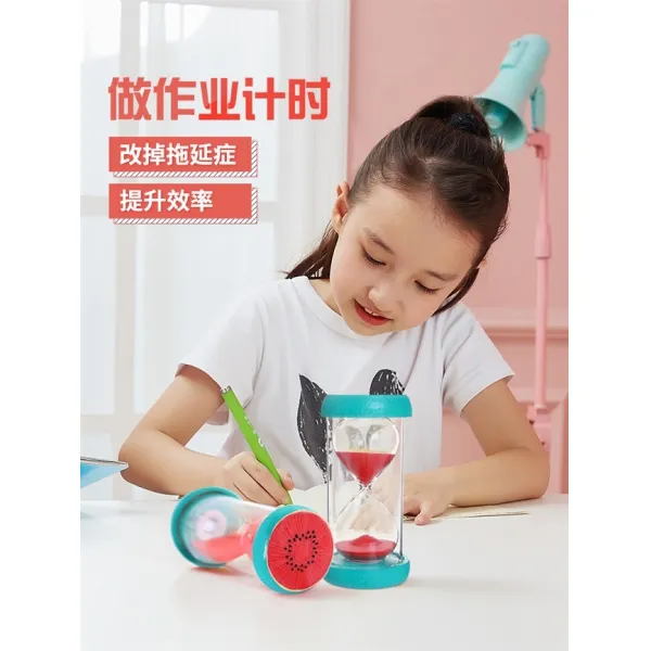 모래시계 모래시계 시간 반 아이디어 분 모래가 새다 선물 떨어지다 60진열 데저트 타이머 30, T10-수박-30분토마토 알람기