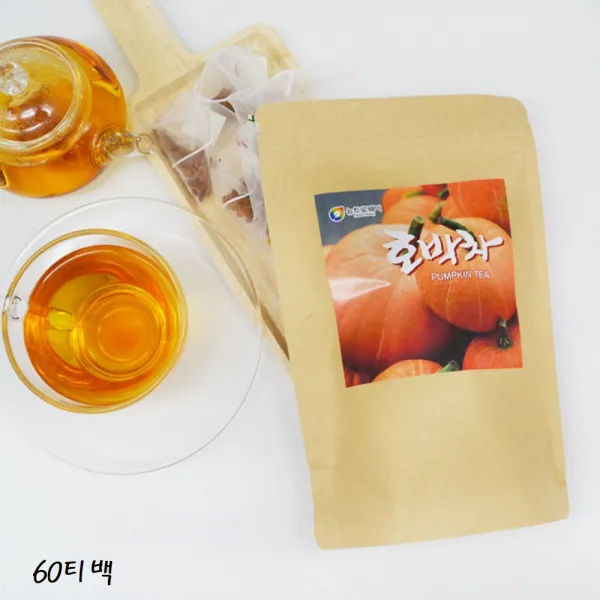 뉴트로웨이 호박 차 티 늙은호박 맷돌호박 청둥호박 Haccp인증 60티백