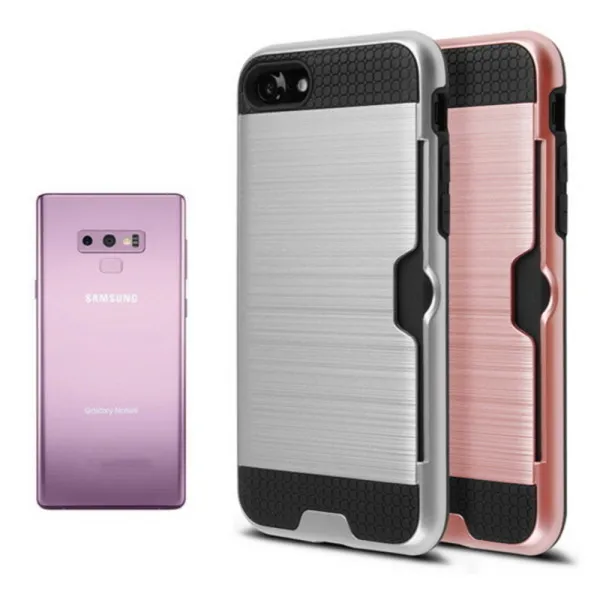[바보사랑] 갤럭시노트9 오리온 메탈 카드 범퍼케이스 (SM-N960), 색상선택:블랙, 상세 설명 참조