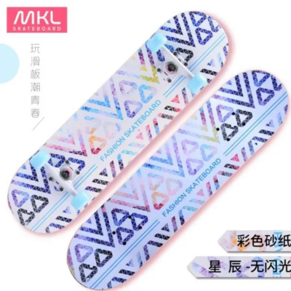 스텝박스 두발 킥보드 전문 남아여아 성인 뒤바퀴 남성여성 남성 여학생 걷기대신 페달 싱글널판지 T22 채색모래 별 선물보따리 