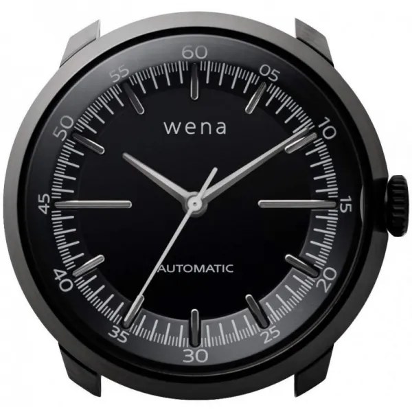 wena(ウェナ) [wena project] Three Hands Mechanical Premium Black WH-TM01 / B, 단일상품, 단일상품