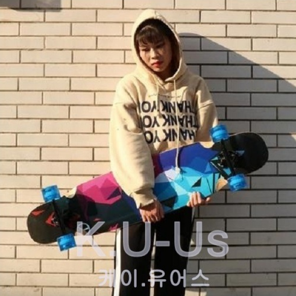 3만원상당 LED 바퀴 100% 증정 케이유어스 슈프림 KC 안전인증 완료 supreme 입문용 댄싱 롱보드 13종 남녀공용 46인치, 조각롱보드