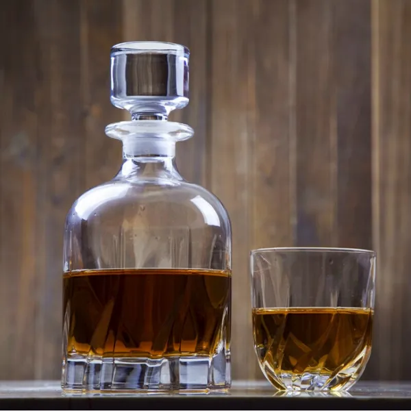 미니 술 술 술잔 수정 유리 병 양주 와인 깨다 그릇 띠 개열병 유럽식 술잔 단지 800ml 술잔