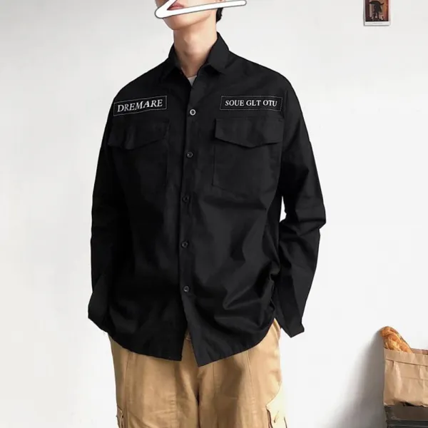 Kirahosi 남친룩 캐주얼 남성 셔츠 20대 30대 남방 긴팔 데일리 코디 332호+덧신증정 Arqejeea