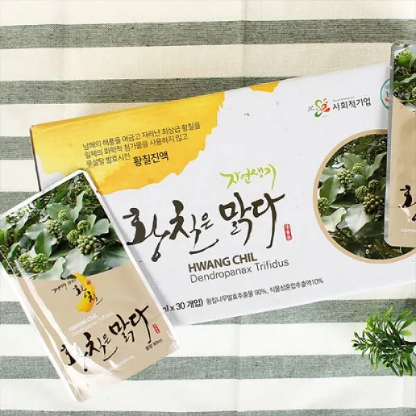 15년산 황칠로만든 황칠진액 황칠은맑다 80ml x 30포