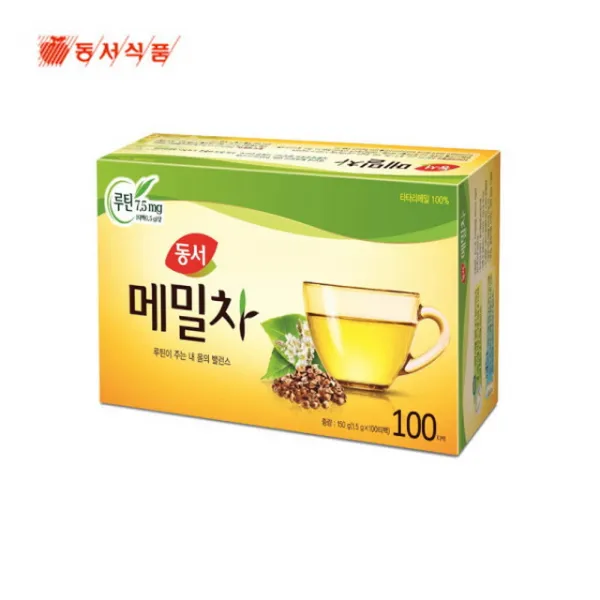 179 잡빠랑스 / 메밀차-100티백 구수한향 곡물차 건강차 탕비실용 홍차 티백차 건강차 메밀차