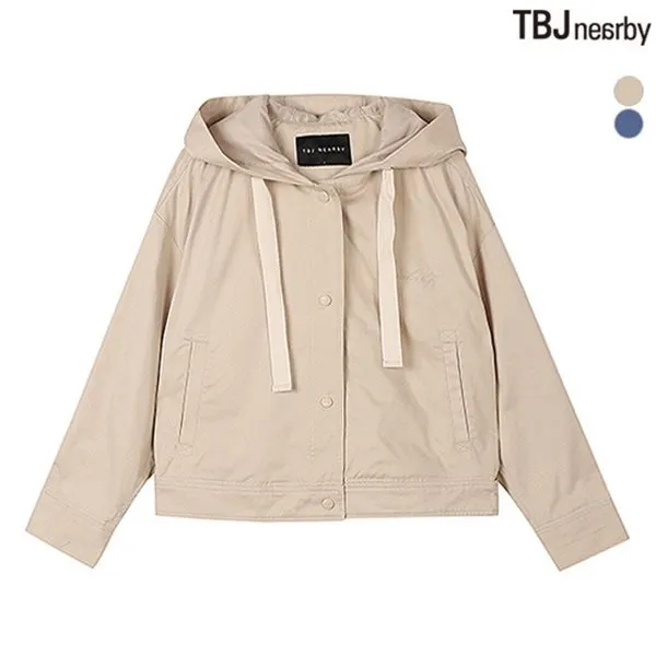 Tbj 여성 후드 숏점퍼 T191jp620p 