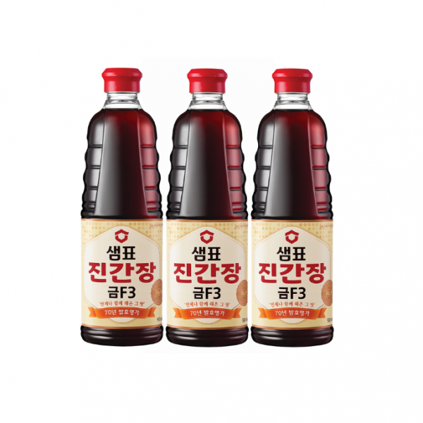샘표 진간장 금f3 930ml 3개