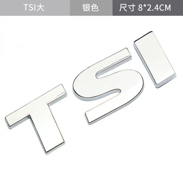 폴크스바겐 관 380 330 280 230tsi Vr6 문자 줄임표 포스트 카뷰레터 입체 마크 카 끝 라지 Tsi실버