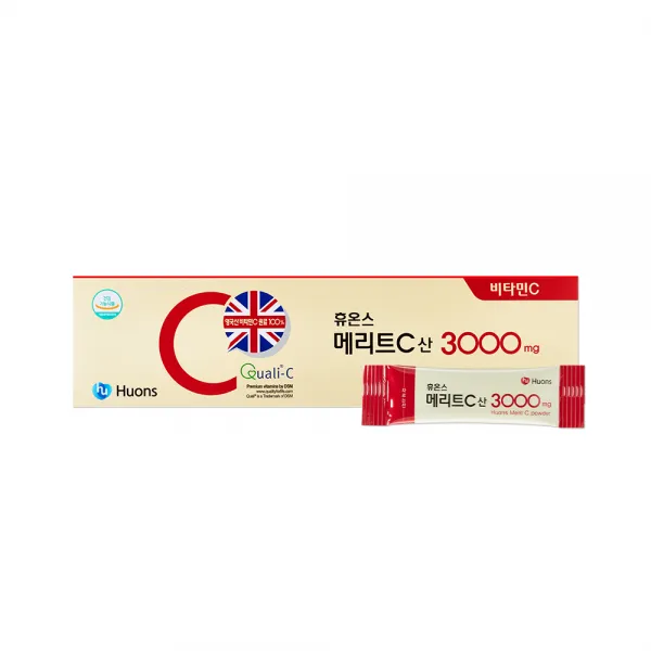 [본사직영] 휴온스 메가도스 비타민 메리트 C 산 3000mg 90포 3개월 1박스
