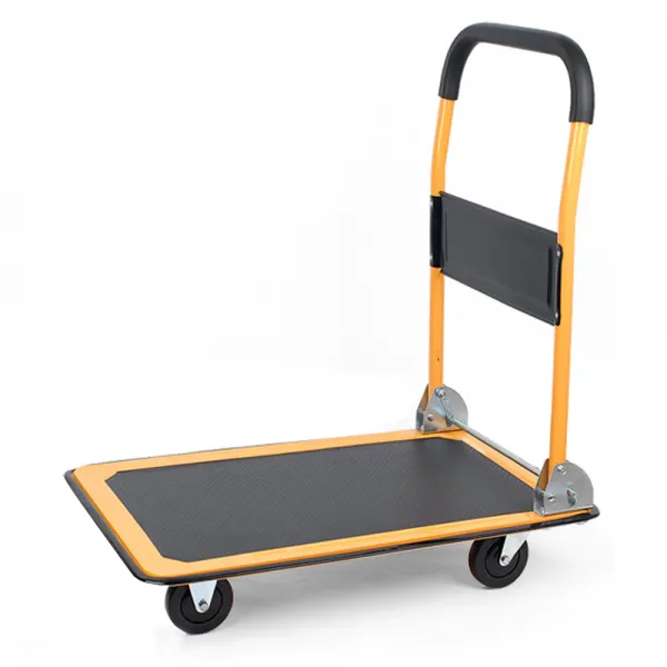 Hi 다용도 접이식 철판형 대차 옐로우 중형