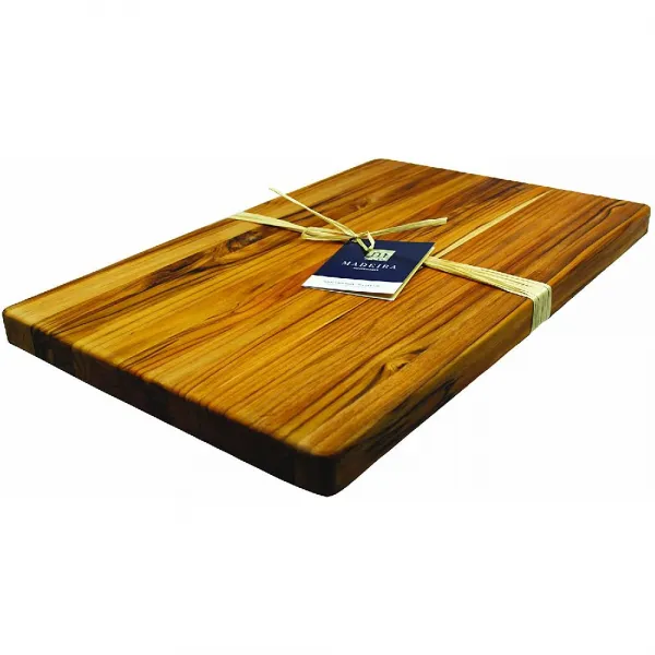 Madeira 이사회 및 잘라 블록 티크 에지 곡물 마데이라 점보 23 "x 15" 상세페이지참조