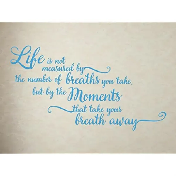 EOM 삶은 호흡 횟수로 측정되지 않습니다 ...- 비닐 벽 데칼-비닐 견적 Me-M [40