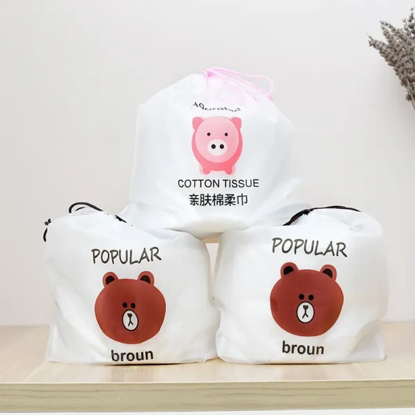 [경동호품] 순면 일회용 세수건녀 얼굴 닦기 전용 클렌징 면유 클렌징 티슈 여행 가용 두루마리 1권
