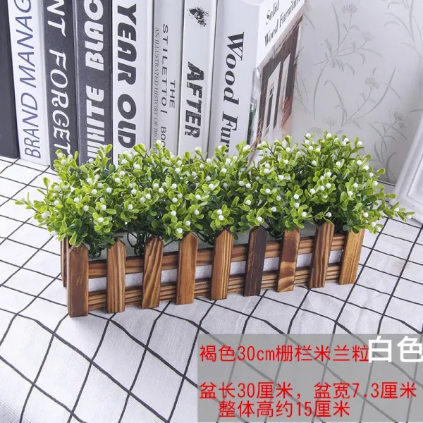 멀티종합기획 장식 숏 담장 침실 화분 목 착지 진열 잔꽃원 비닐 플라스틱 사파리, 보트화브라운 대야 쌀 난립 화이트