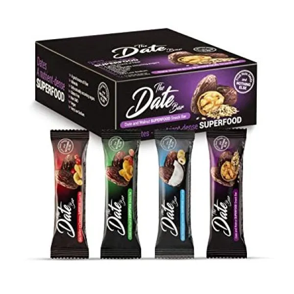 Fruit Nut Healthy Snack Bars Gluten Free Vegan Snacks Date Bars With No Preservative Or Added Sug One Size